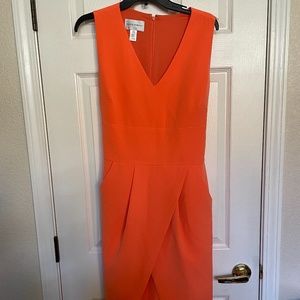 Donna Morgan 16 faux wrap dress, classic